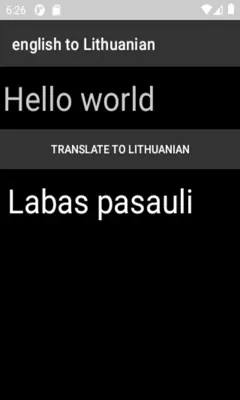 english to Lithuanian translator android App screenshot 3